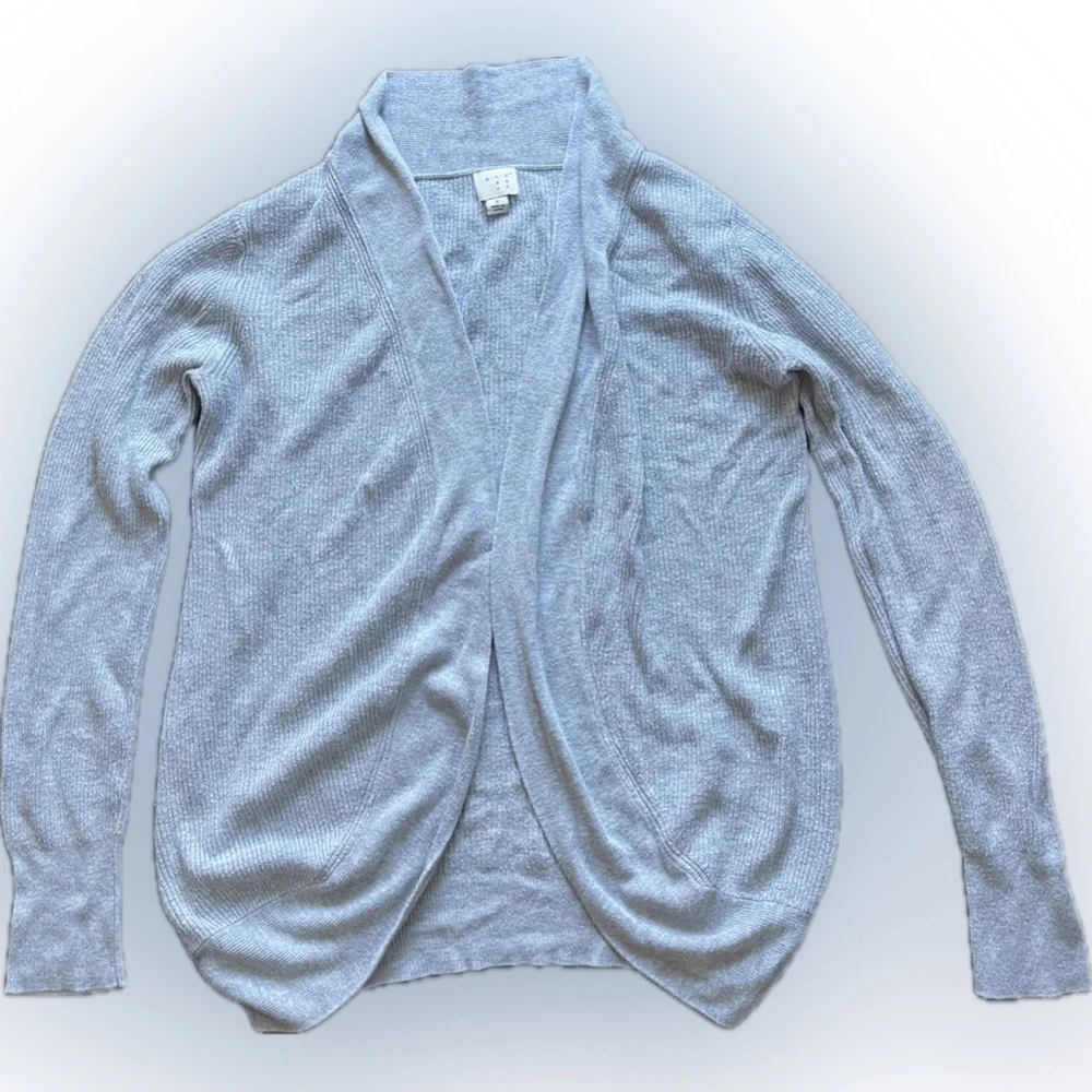 a new day Light Gray Cardigan